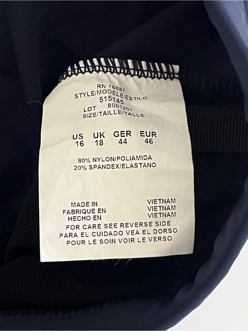Tankini Swimsuit Size 16 - Picture 5 of 7